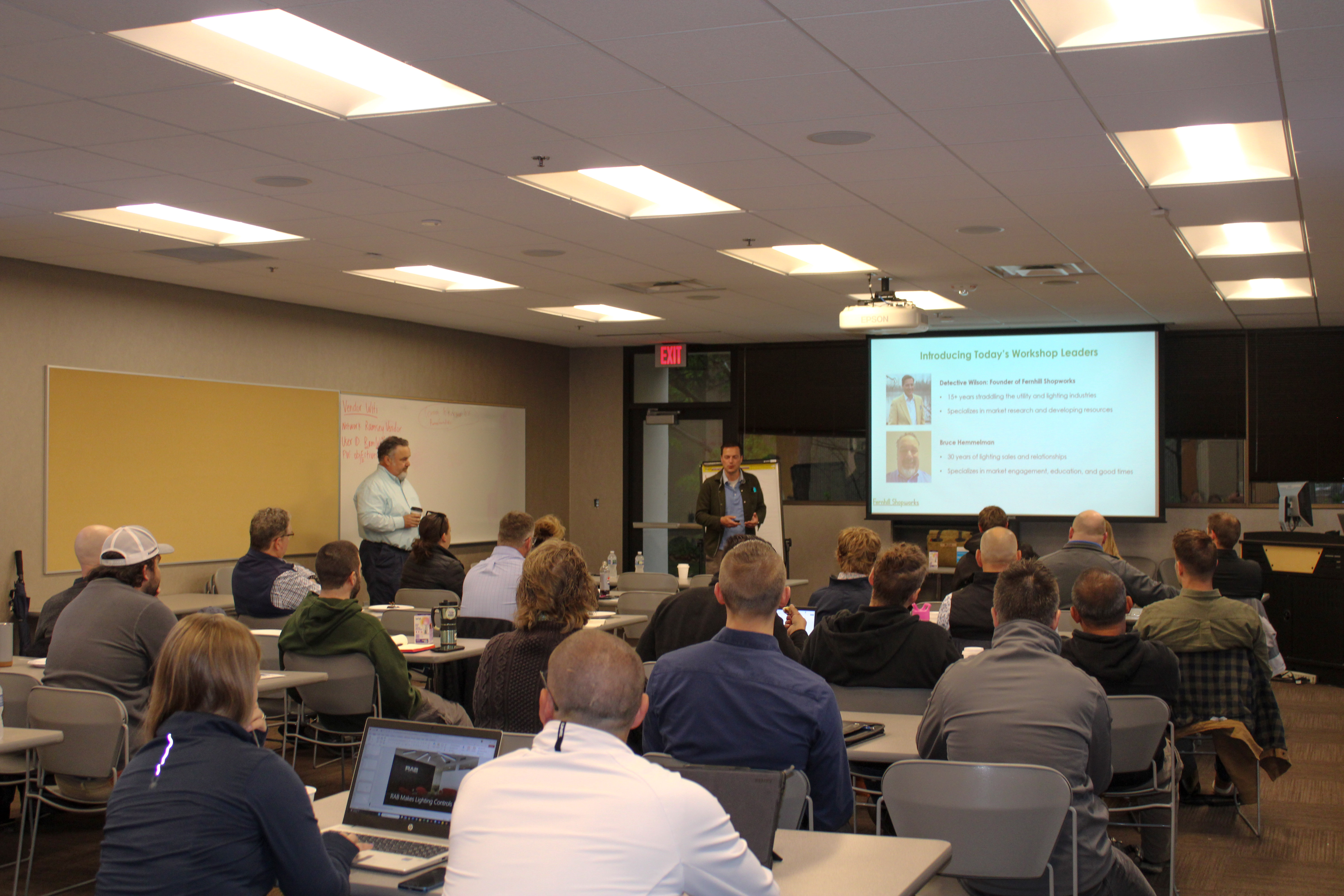 A packed house at the LLLC training