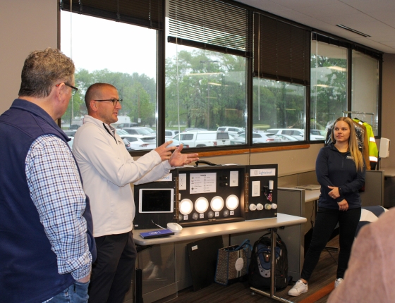 LLLC live demo at the training