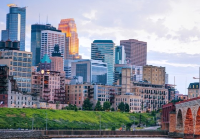 Minneapolis downtown shot