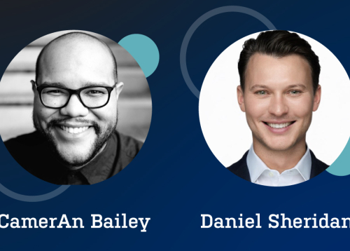 headshots of CamerAn J. Bailey and Daniel Sheridan