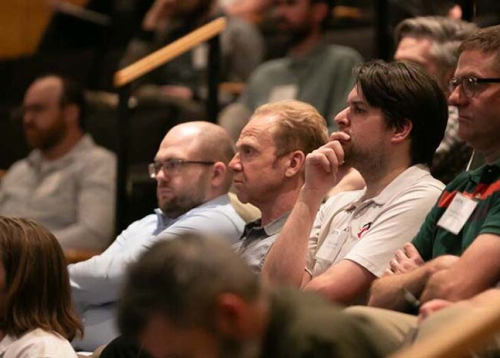 Audience members at the ETA Forum