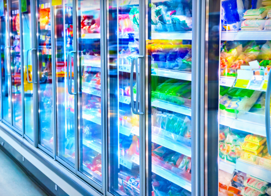 Supermarket fridge