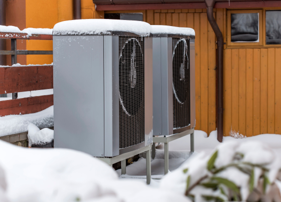 heat pumps in winter