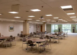 Church classroom with LED lighting